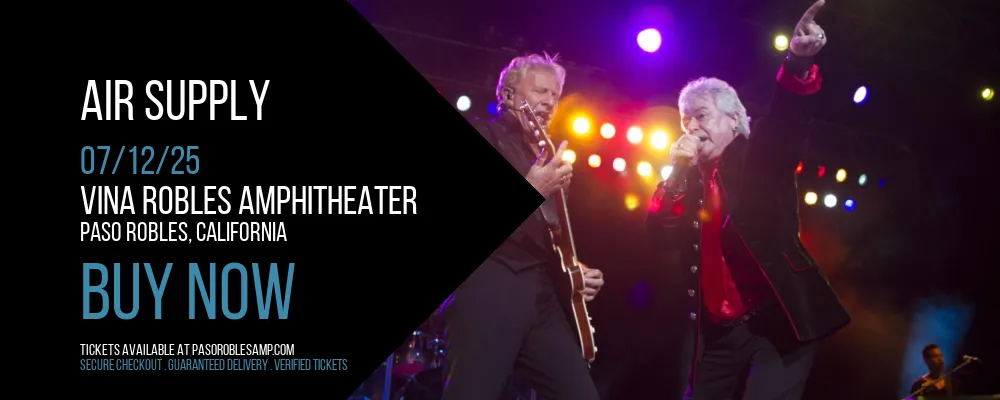 Air Supply at Vina Robles Amphitheater