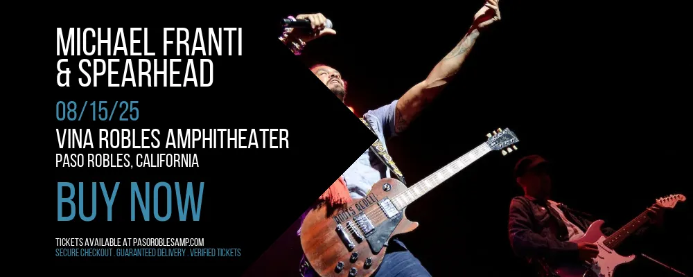 Michael Franti & Spearhead at Vina Robles Amphitheater