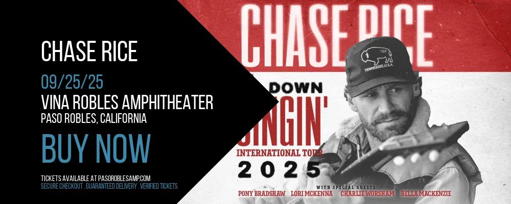 Chase Rice at Vina Robles Amphitheater